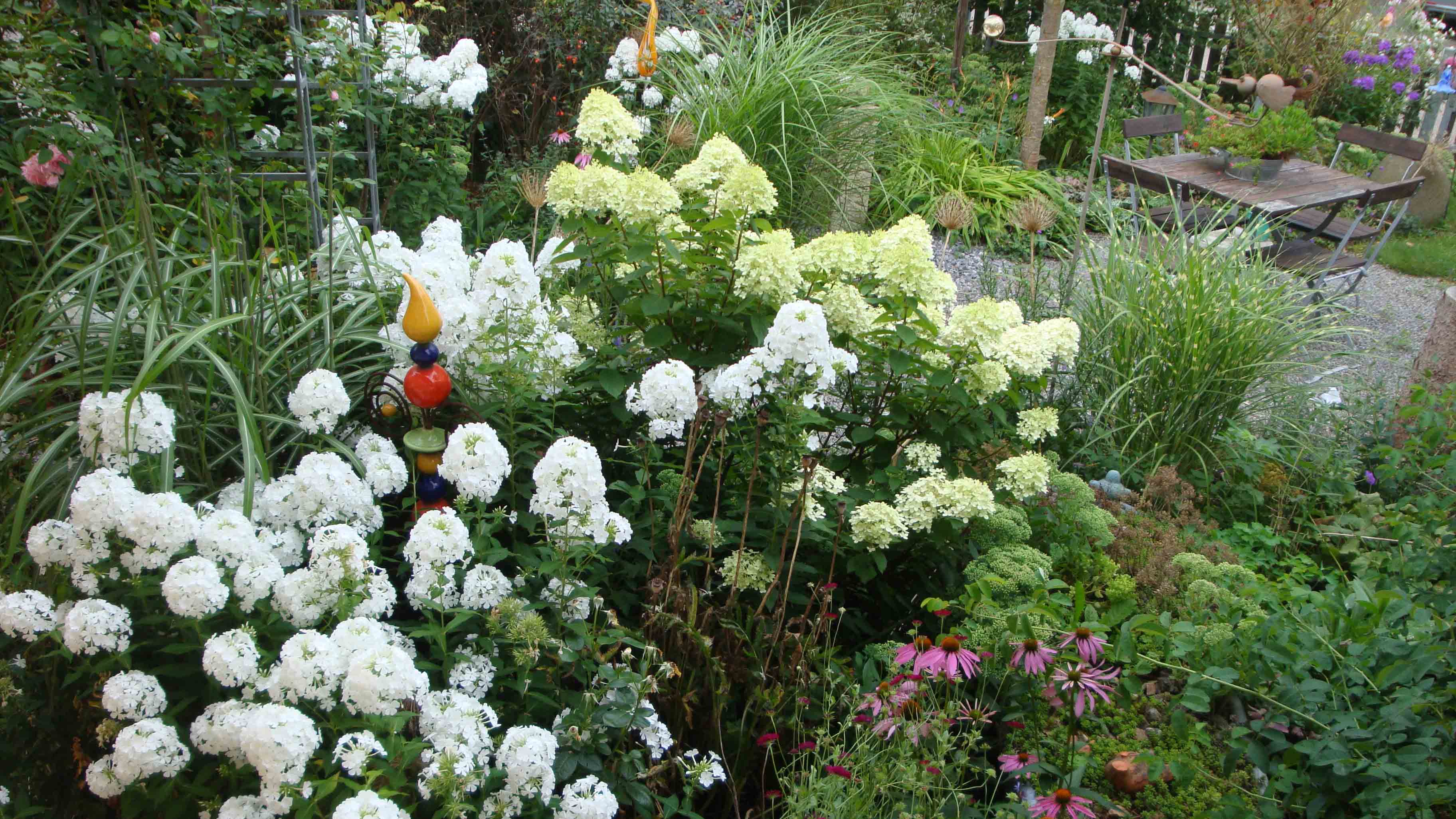 Spätsommerstimmung in Weiß