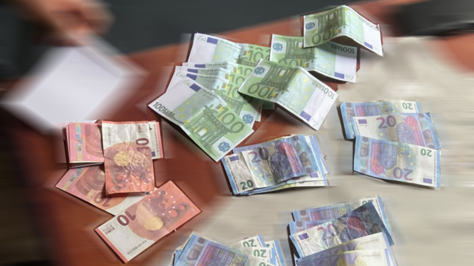 Sichergestelltes Falschgeld
