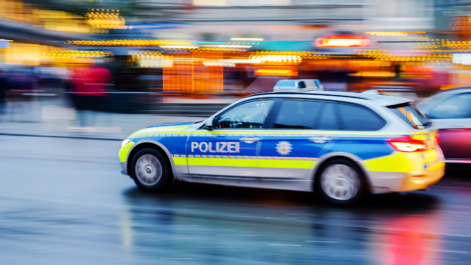 Polizei im Einsatz