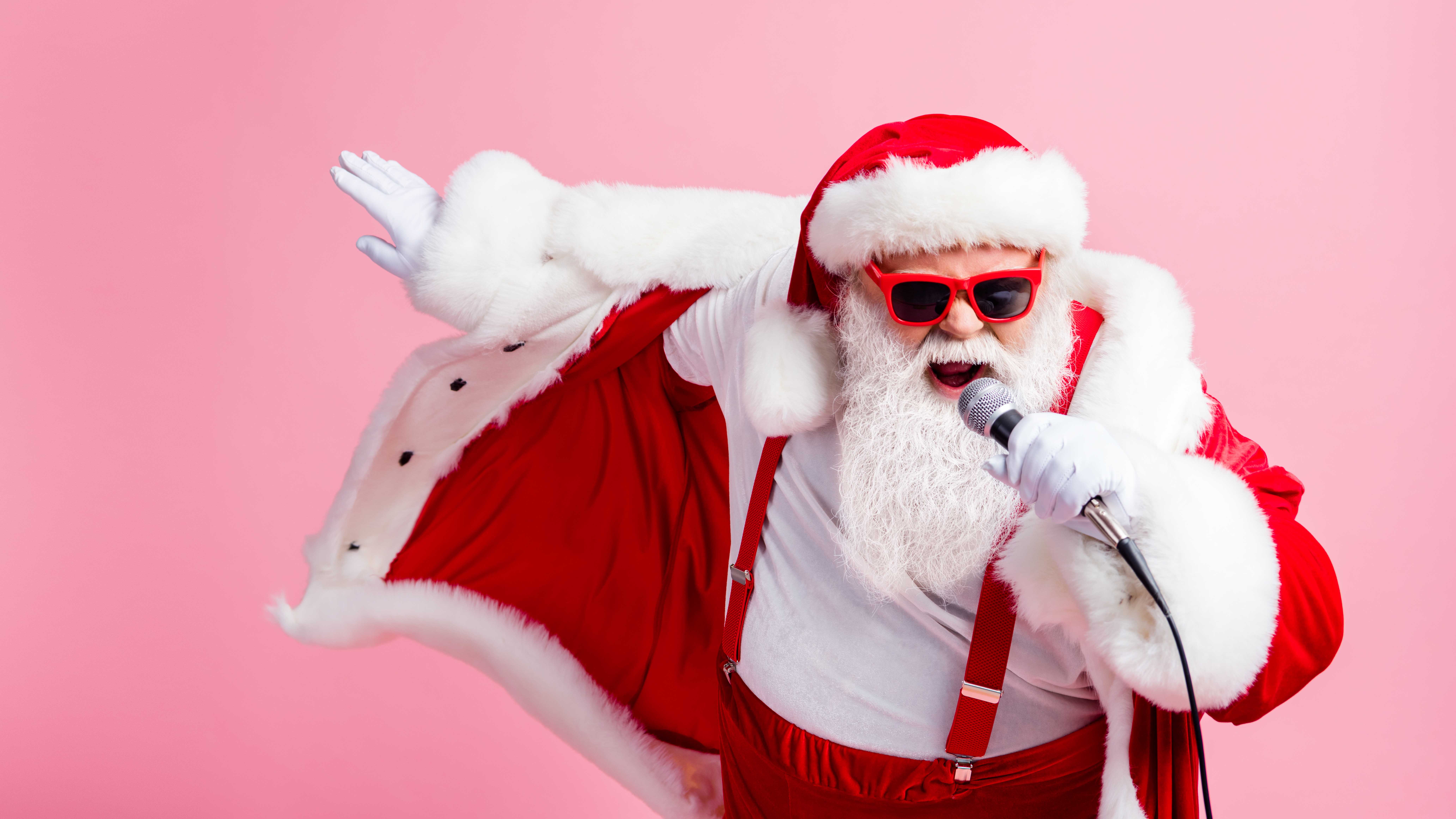Weihnachtsmann singt