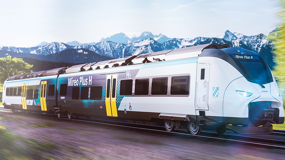 Der erste Wasserstoffzug für Bayern: Der Mireo Plus H.