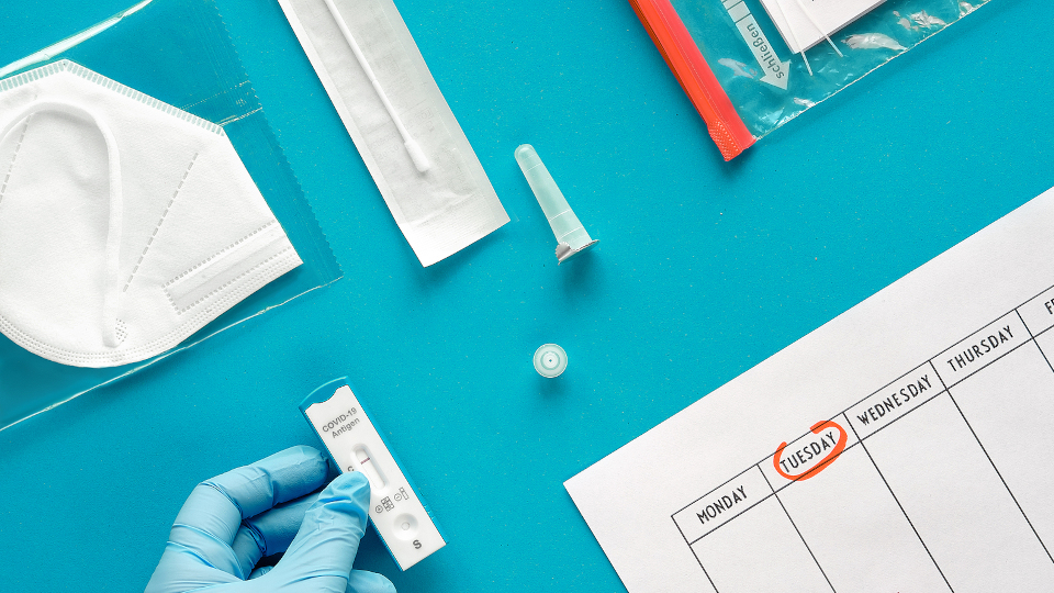 Naufnahme Coronatestung