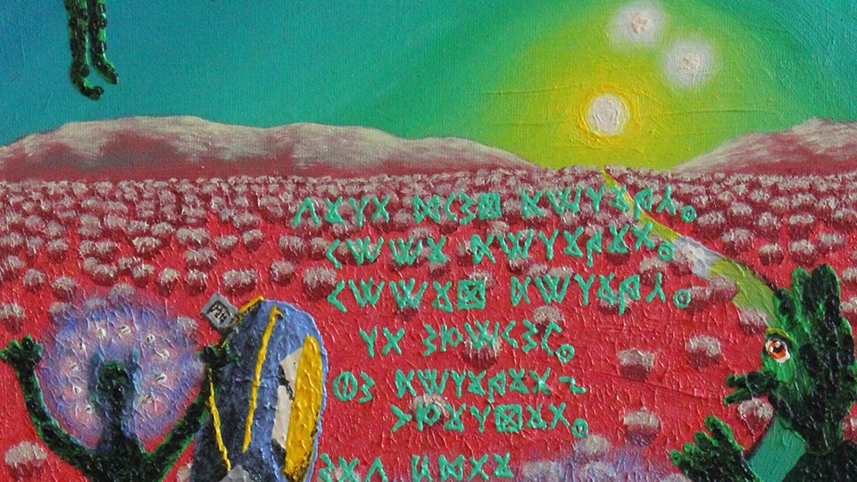 Kunst, Medien und Autismus: Dieses Bild ist auch in der Ausstellung in Regensburg zu sehen.