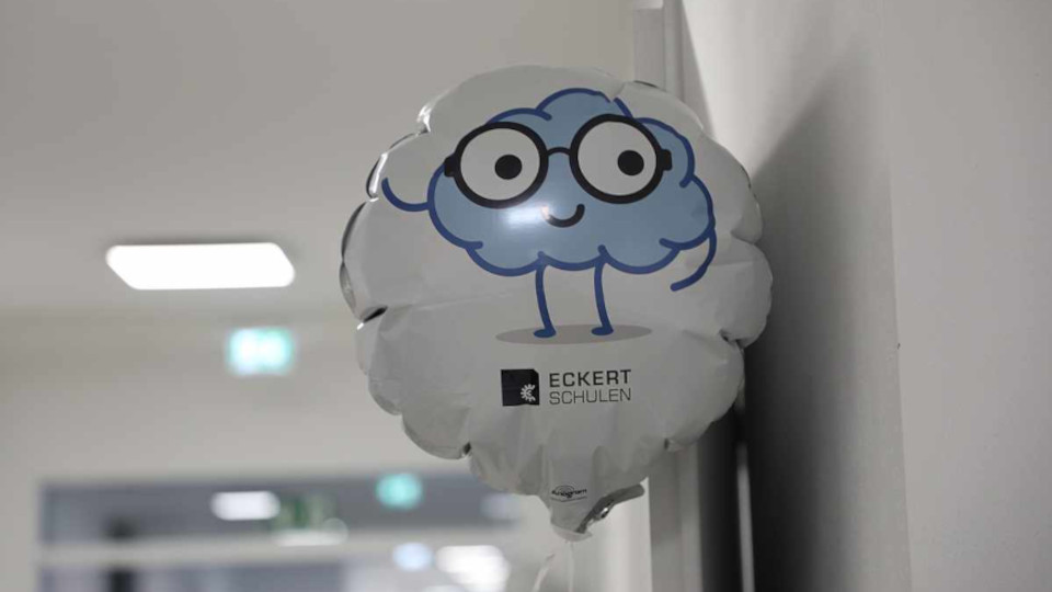 Ballon für den Tag der offenen Tür der Eckert Schulen in Regenstauf.