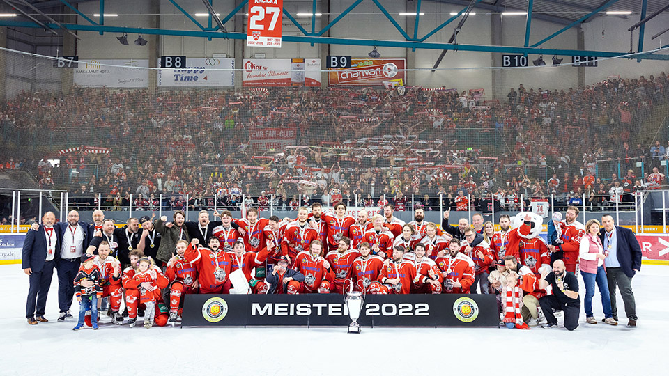 Aufstieg der Eisbären Regensburg beim Aufstieg in die DEL2.