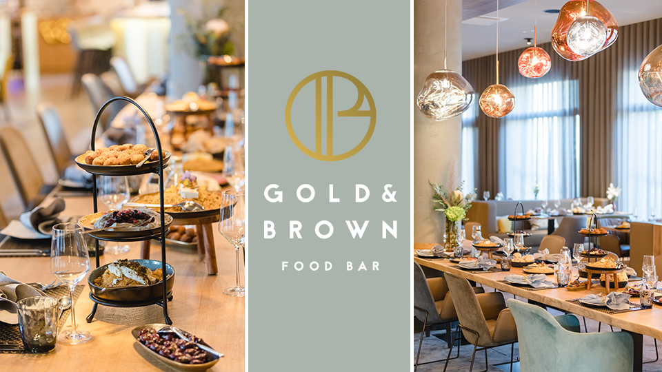 Das Gold&Brown in Regensburg: Levantinisches Essen steht auf den großen Tischen.