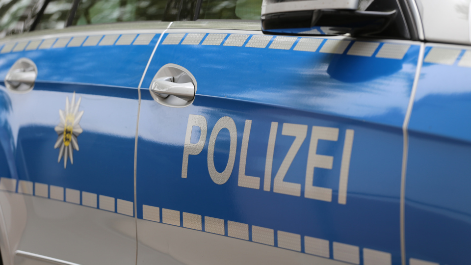 Detailaufnahme eines Polizeiautos
