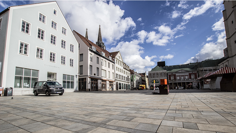 Der Regensburger Neupfarrplatz
