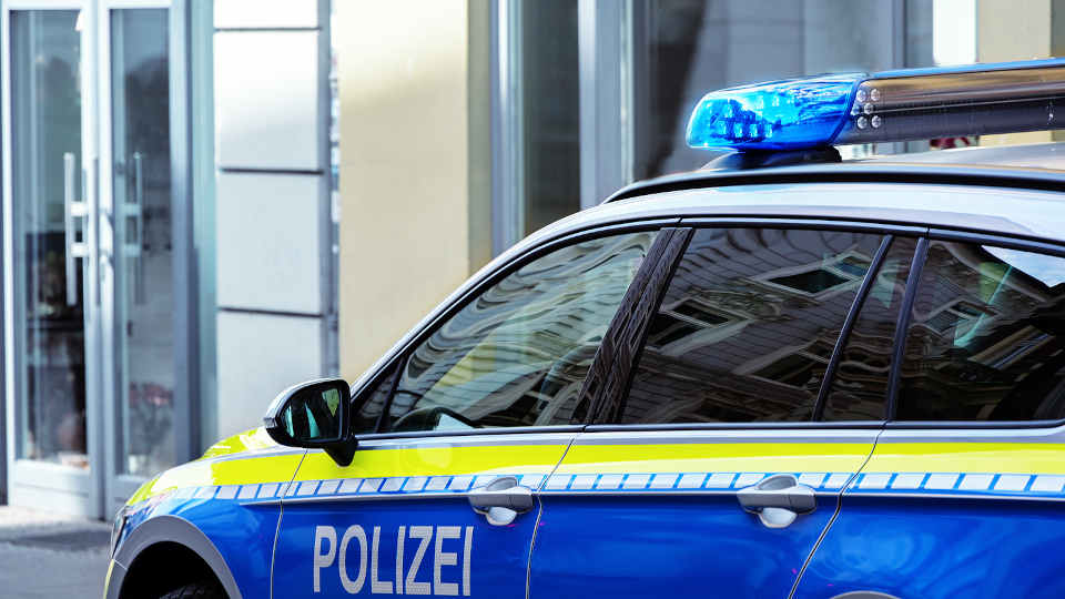 Polizeiwagen im Einsatz 