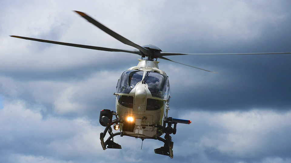 Hubschrauber im Flug