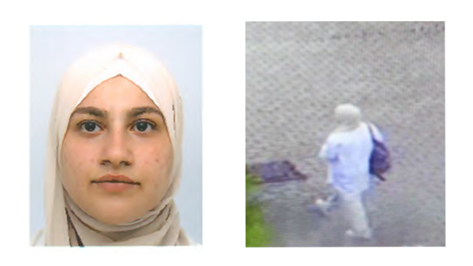 Fahndungsfoto der Vermissten Shahd Sawas