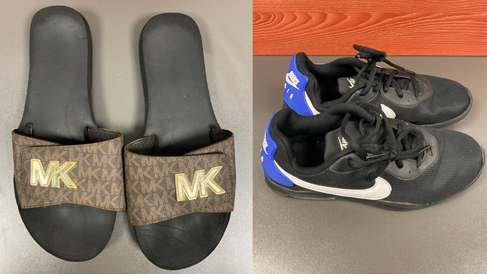 Bilder der gestohlenen Schuhe