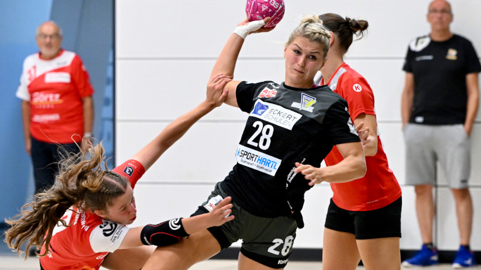 Marleen Kadenbach (#28) konnte sich bei ihrem Debut im Bunkerladies-Dress gut ins Team integrieren.