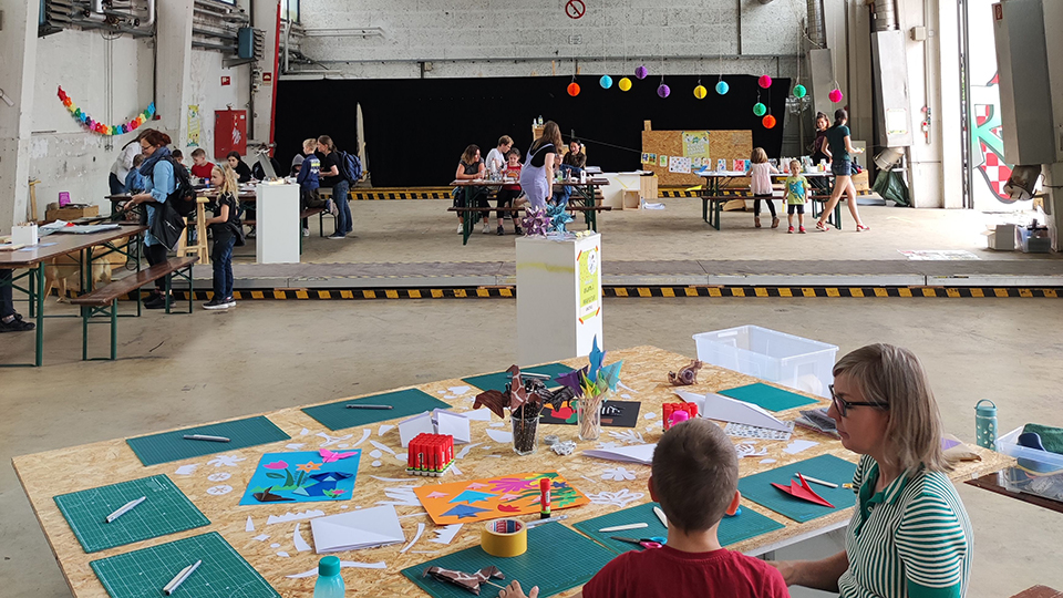 Workshops in der Halle