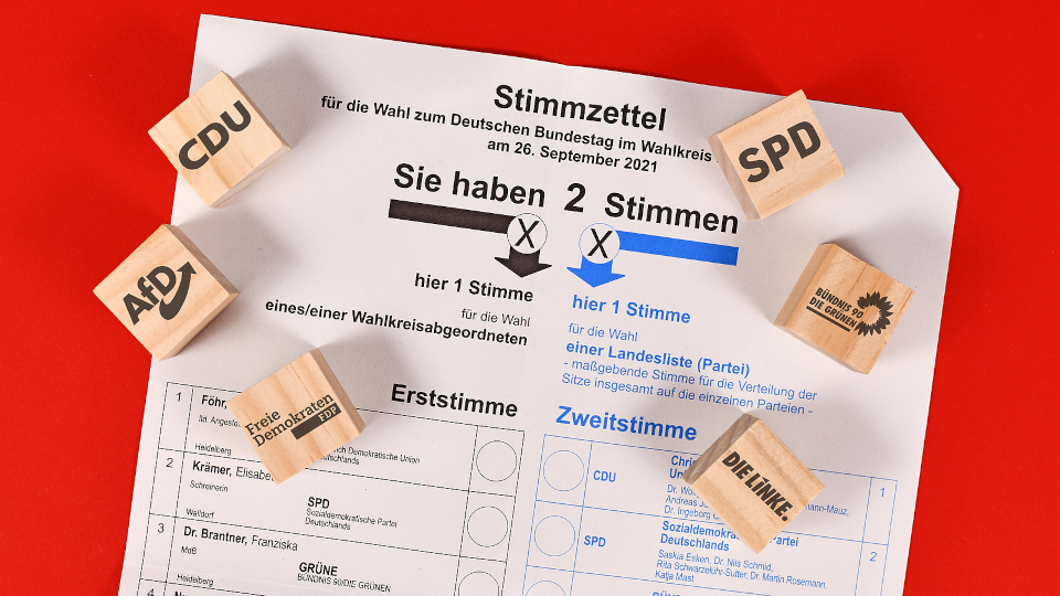 Sonntagsfrage: Abwärtstrend der Bundes-SPD setzt sich fort