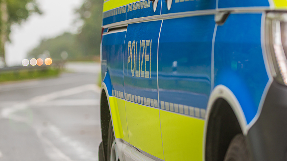 Streifenwagen der Polizei