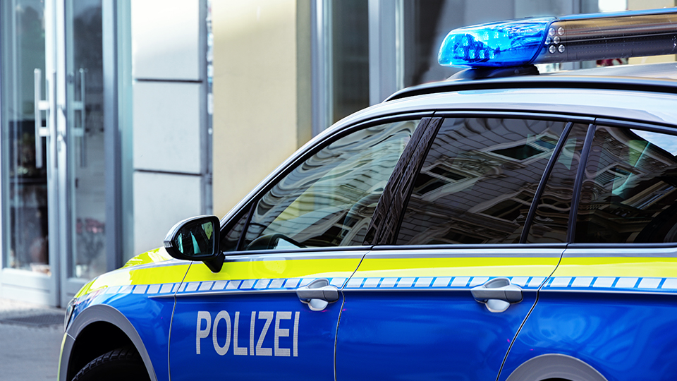 Streifenwagen der Polizei