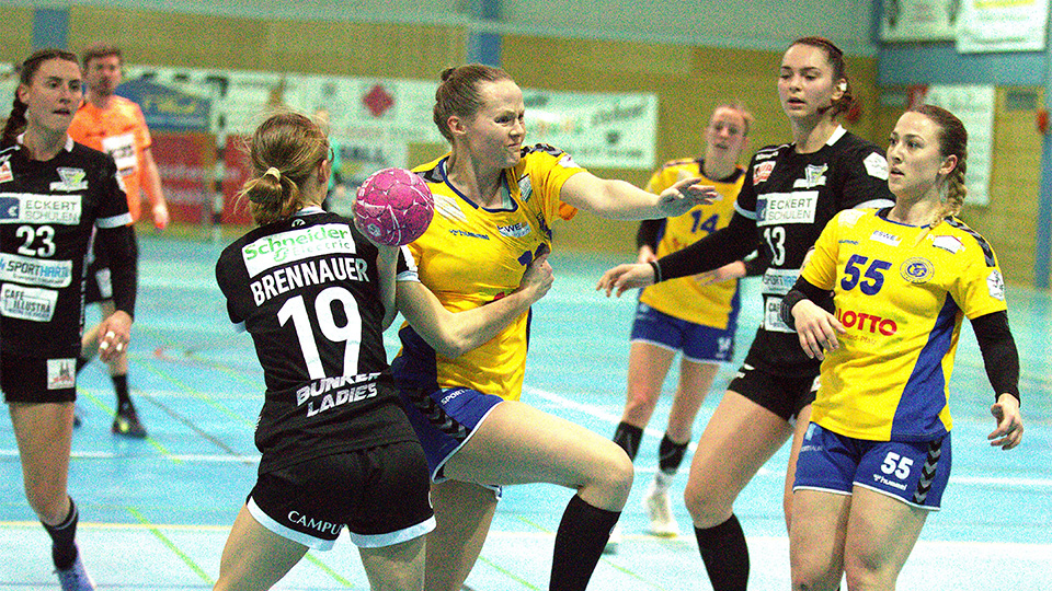 Handball: Bunkerladies holen sich mit D-Zug-Tempo Tabellenführung