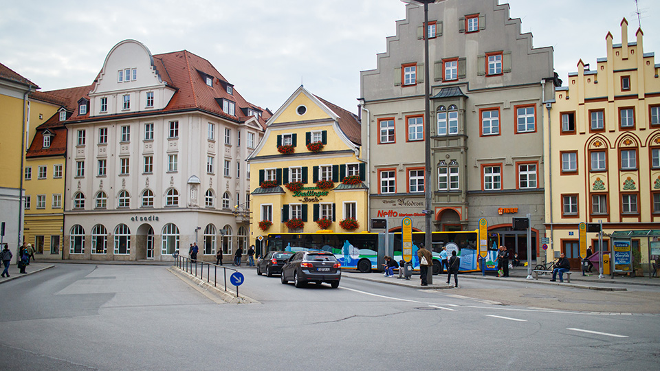 Bushaltestelle am Arnulfsplatz Regensburg