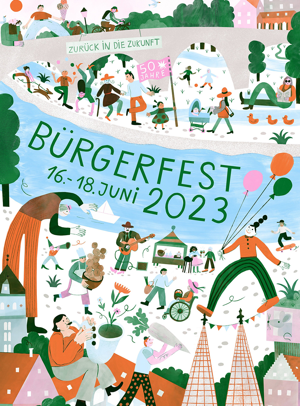 von sommernaechten und innenhoefen buergerfest plakat steigert vorfreude 960x540 1
