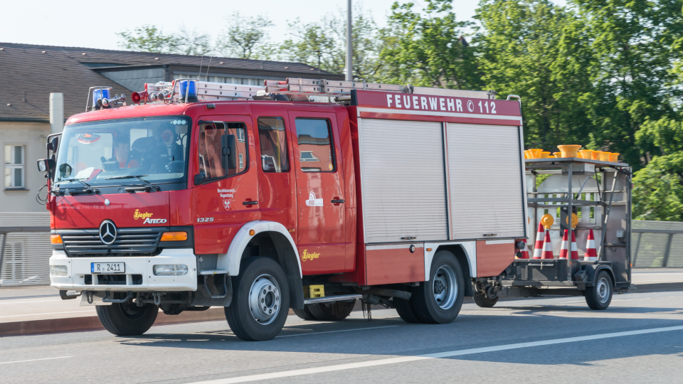 Cham: Turnhalle fängt Feuer