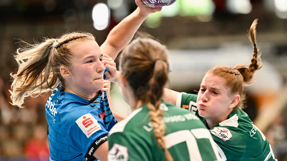 Linkshänderin Franziska Peter traf aus allen Lagen