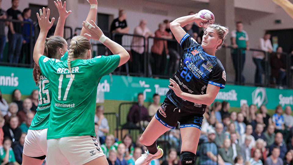 #28 Marleen Kadenbach spielte immer wieder ihre Routine aus und wurde zur Spielerin des Tages gewählt