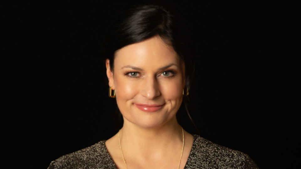 Die Schauspielerin Angela Ascher