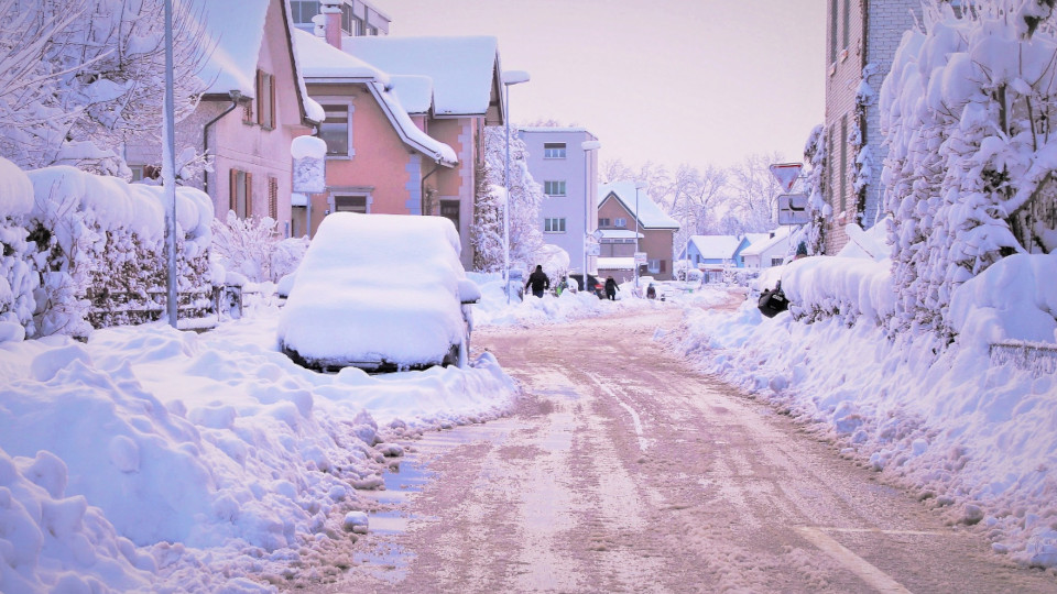 Schnee auf den Strassen