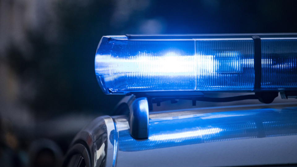 Ein Blaulicht der Polizei