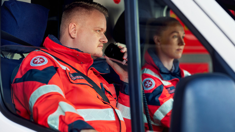 Ein Einsatzteam der Johanniter Unfallhilfe
