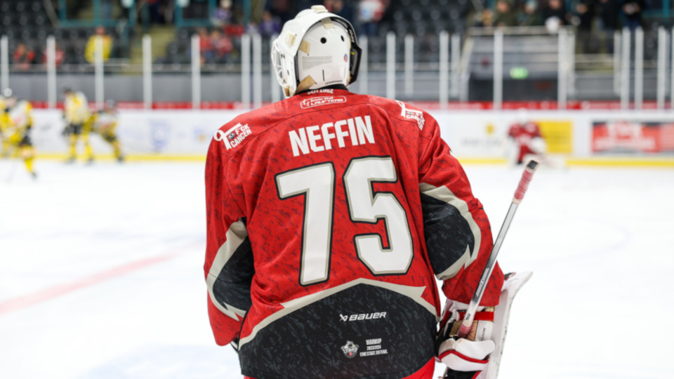 Der Spieler Neffin der Eisbären Regensburg