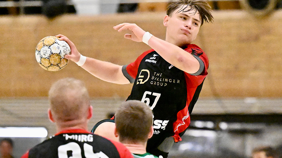 #67 Bastian Simbeck kämpfte am Samstag für seinen gesundheitlich angeschlagenen Bruder Johannes und somit für die ganze Mannschaft