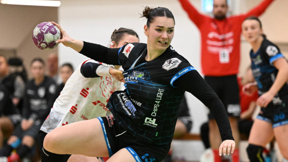 Kreisläuferin Sara Mustafic 