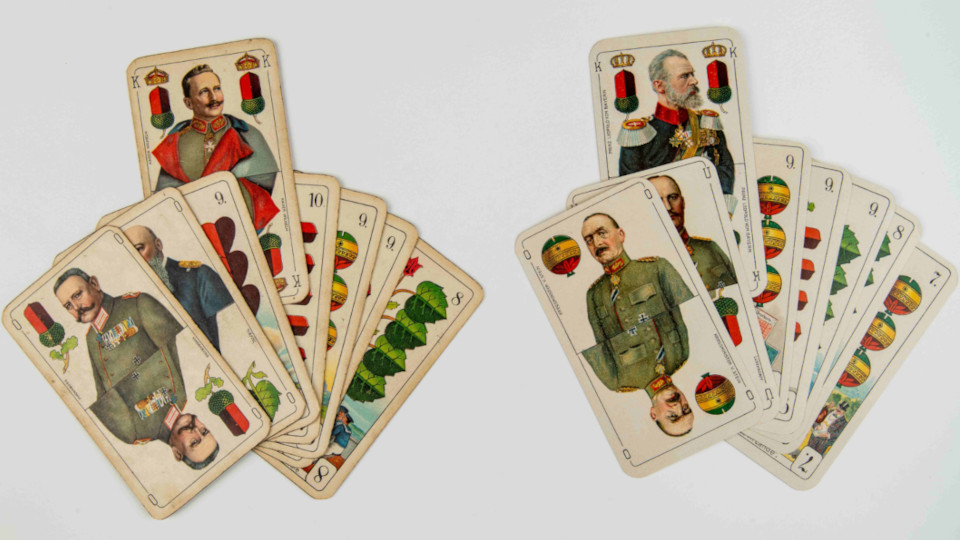 Die Kartenspiele von 1915 and 1918