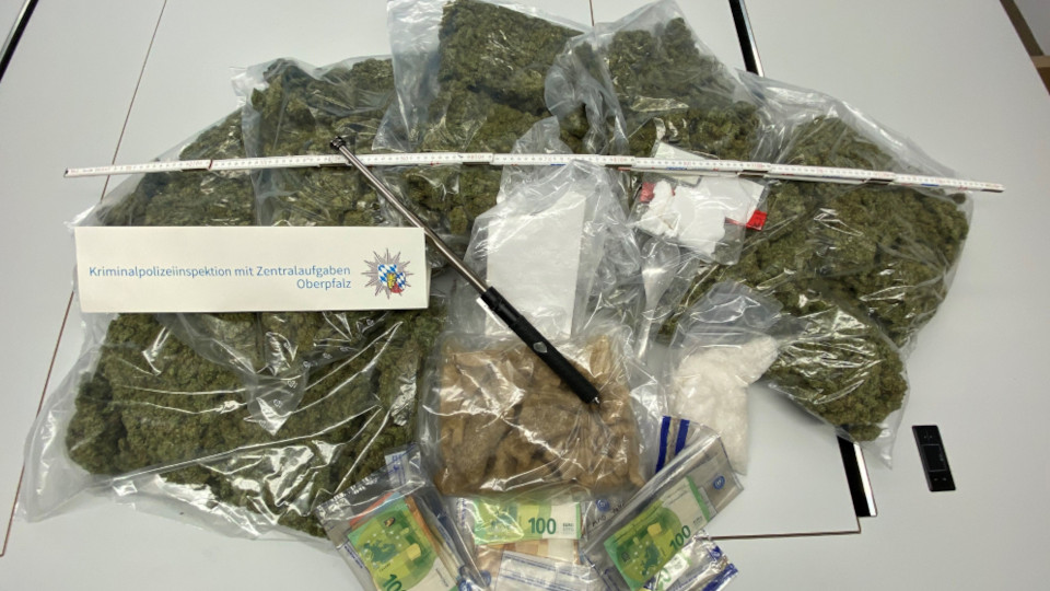 Der Drogenfund der Polizei