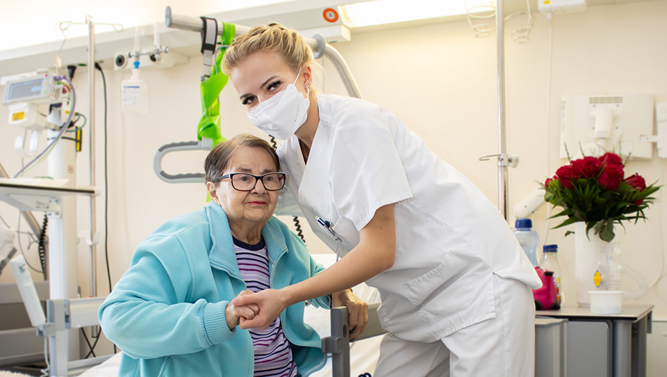 Radarsensor am Caritas-Krankenhaus St. Josef