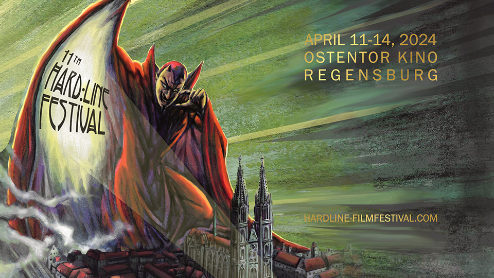 Plakat zum HARD:LINE Film Festival in Regensburg