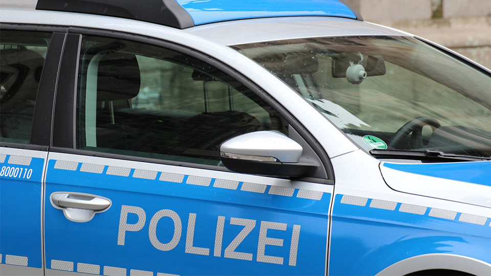Streifenwagen der Polizei