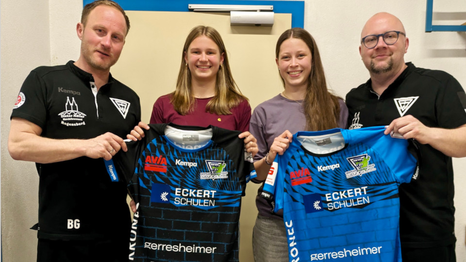 Hanna Mehlhaff und Sophie Baur (v. li.) wechseln in der Saison 2024/25 zu den Bunkerladies