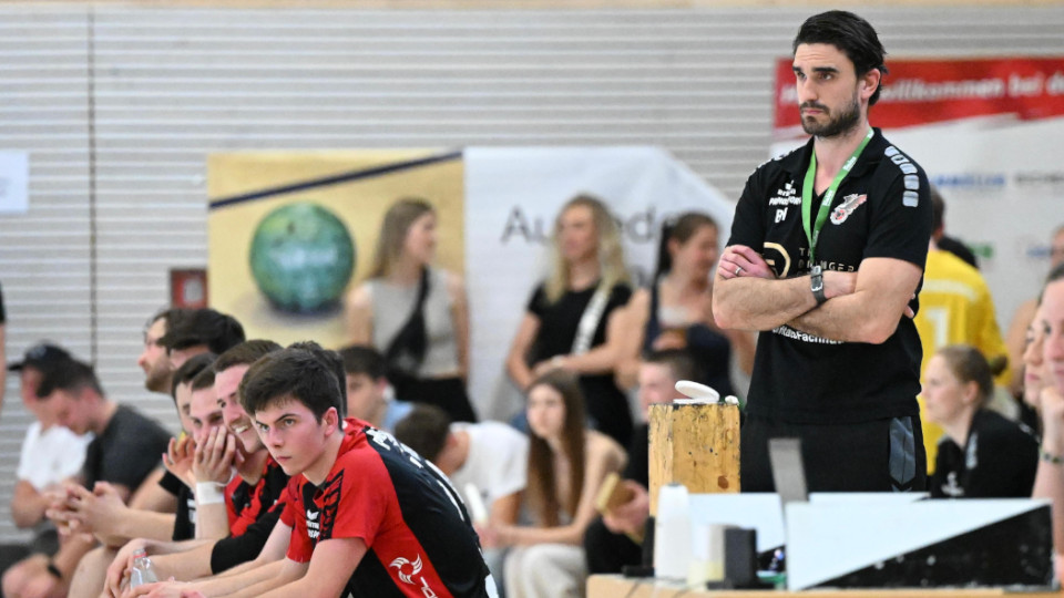 Trainer Benjamin Herth sprach am Ende von einem glücklichen Unentschieden