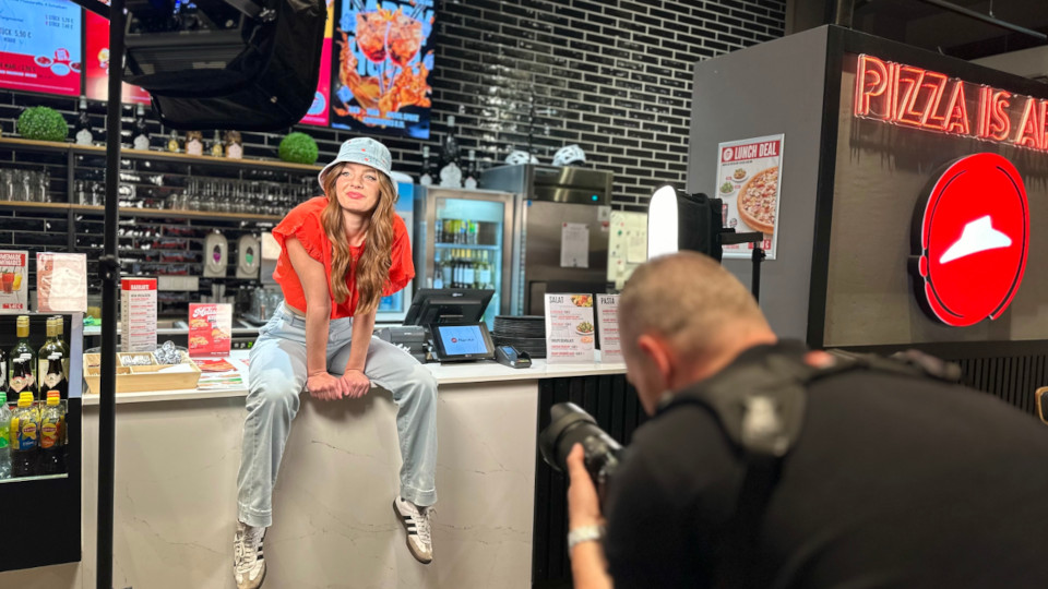 FACE AND FASHION Fotoshooting bei Pizza Hut