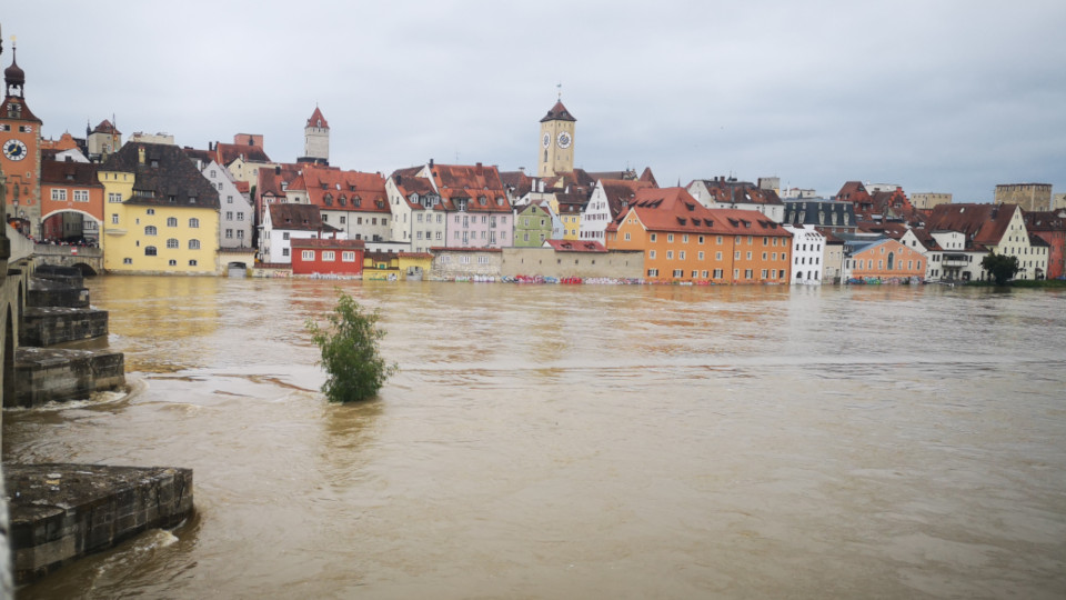 Das Hochwasser in Regensburg