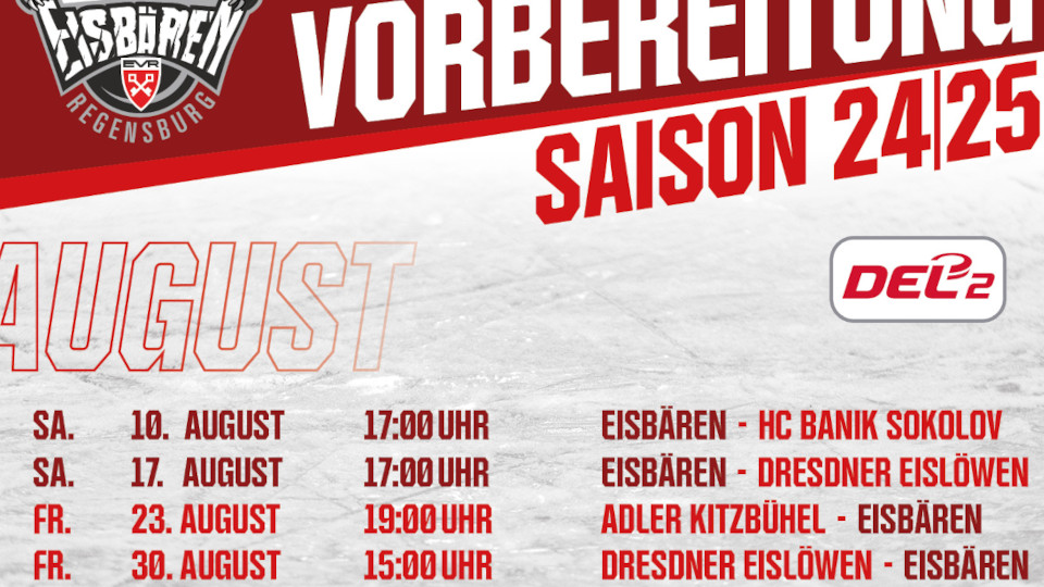 Vorbereitungsprogramm der Eisbären Regensburg