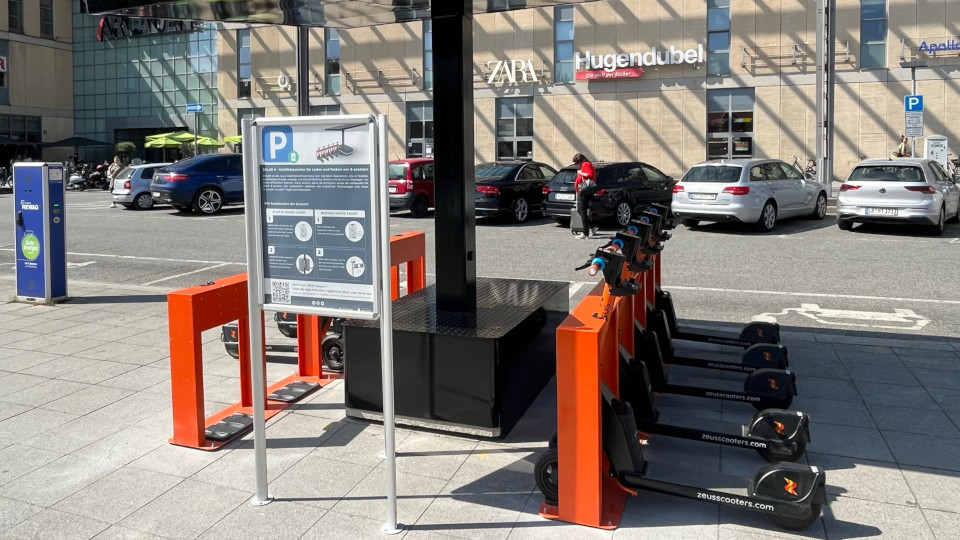 E-Ladesäule bei den Arcaden