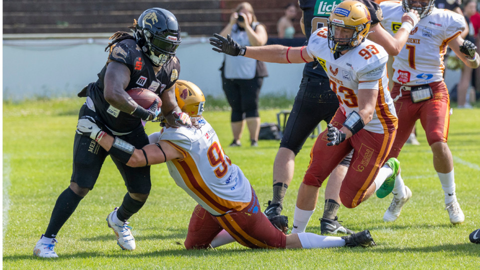 Regensburger Phoenix mitten im Spiel