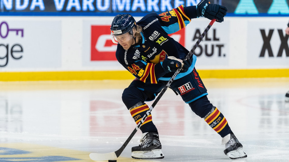 Stürmer Olle Liss beim Spiel