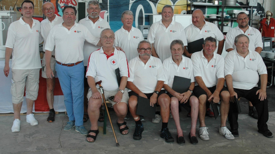 Gruppenfoto der humanitären Hilfe