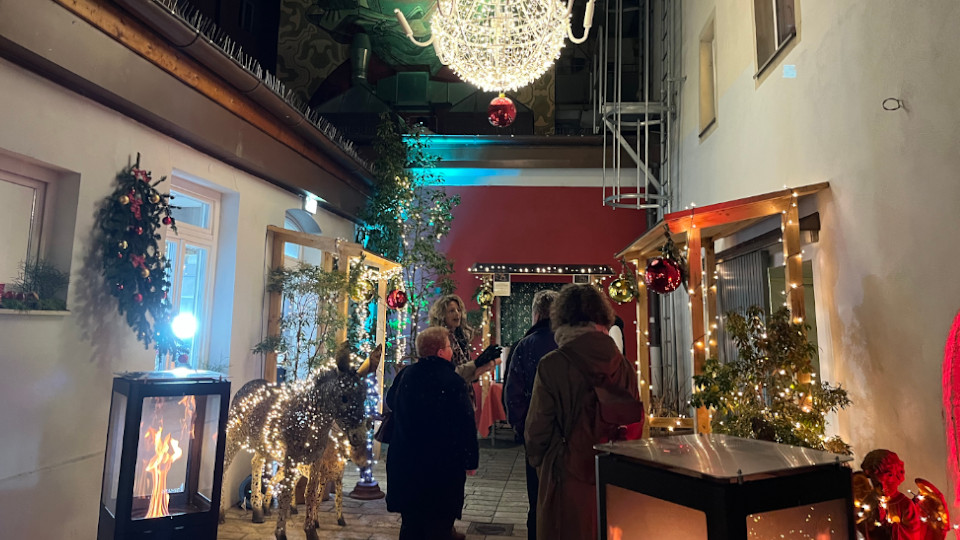 Weihnachtsmarkt im Hotel Münchner Hof in Regensburg
