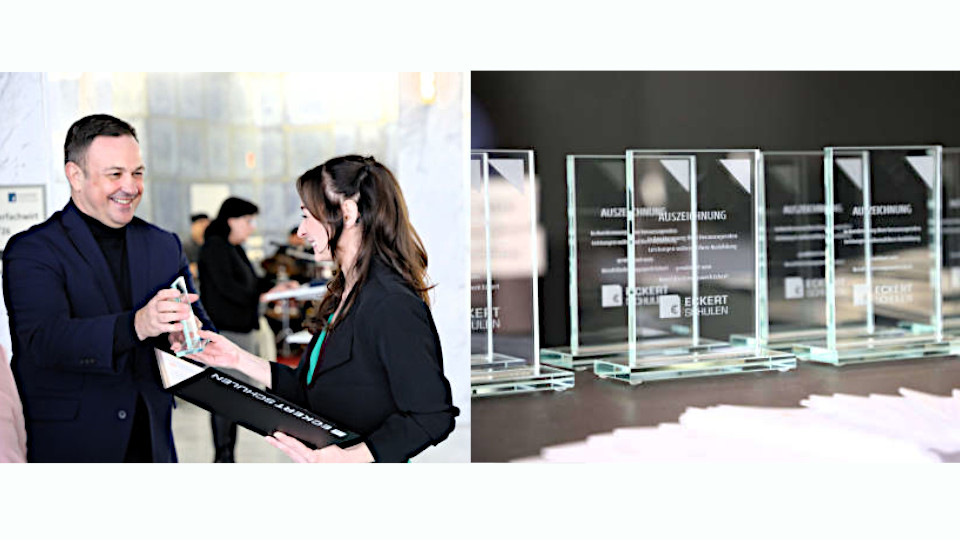 Übergabe der Auszeichnung